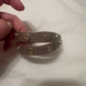 Tory Burch Gray Wrap Bracelet